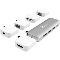 J5create USB-C® Dockingstation Dock Passend für Marke: Apple integrierter Kartenleser, USB-C® Pow von j5create