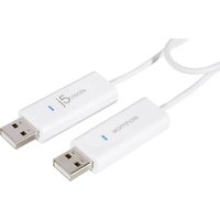 J5create KVM Anschlusskabel [1x USB 2.0 Stecker A - 1x USB 2.0 Stecker A] 1.80m Weiß von j5create