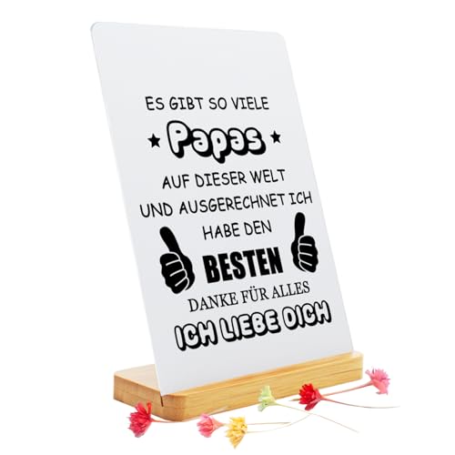 Papa Geschenk von Tochter Sohn Heimat Dekoration Geschenke für Papa Personalisierte Geburtstagsgeschenk für Bester Papa Vater Geschenk zum Geburtstag Vatertag Weihnachten Vatertagsgeschenk für Männer Papa Geschenk von Tochter Sohn Heimat Dekoration Geschenke für Papa Personalisierte Geburtstagsgeschenk für Bester Papa Vater Geschenk zum Geburtstag Vatertag Weihnachten Vatertagsgeschenk für Männer von jaaguuco