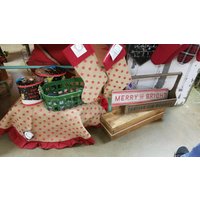 Jute Metallisch Rot Gepunktete Strümpfe - 2Er Set Jute Metallisch Rot Gepunktete Strümpfe - 2Er Set von jackandtheos