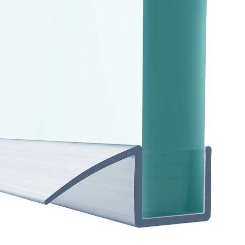 Duschdichtung, Duschtürdichtungsstreifen für 4–6 mm gebogenes Glas, das bis zu 10 mm Lücke abdeckt, vorgebogene Duschtürdichtung, transparenter Duschdichtungsersatz (transparent, 6–8 mm, Glas, 200 cm) Duschdichtung, Duschtürdichtungsstreifen für 4–6 mm gebogenes Glas, das bis zu 10 mm Lücke abdeckt, vorgebogene Duschtürdichtung, transparenter Duschdichtungsersatz (transparent, 6–8 mm, Glas, 200 cm) von jackfru