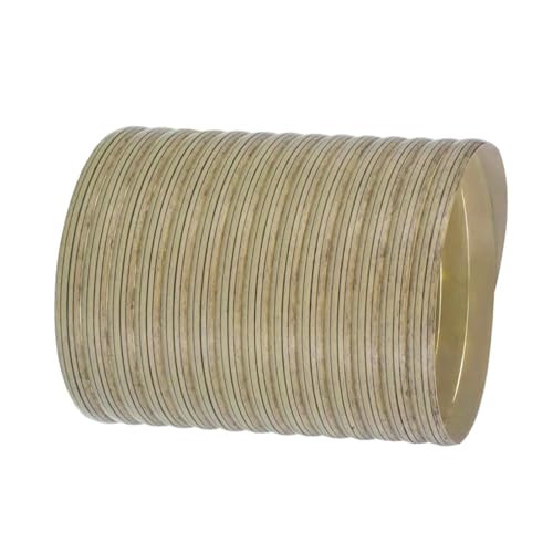 jackfru PE Rattan 70m*8mm leichte Holzmaserung Streifen für Outdoor Rattan Möbel Reparatur, Kunststoffgeflecht für möbel, gartenstühle, tische, aufbewahrungskorb, heimwerken und reparieren (Braun-B) von jackfru