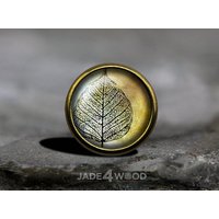 Blatt Glas Cabochon Schrankknopf Kommode Knauf Möbelknauf Blatt Glas Cabochon Schrankknopf Kommode Knauf Möbelknauf von jade4wood