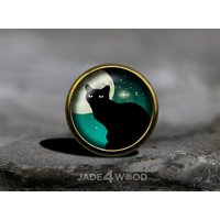 Katze Glas Cabochon Möbel Knauf Dresser Knob Pull Möbelknauf von jade4wood