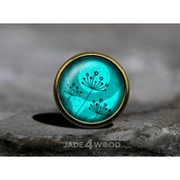 Pusteblume Glas Cabochon Möbelknauf von jade4wood