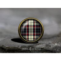 Tartan Karo Glascabochon Schrankknopf Kommode Knauf Tartan Karo Glascabochon Schrankknopf Kommode Knauf von jade4wood