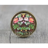 Thailand Holz Schnitzerei Lotus Design Glas Cabochon Bronze Schrank Knauf/Möbel Kabinett Thailand Holz Schnitzerei Lotus Design Glas Cabochon Bronze Schrank Knauf/Möbel Kabinett von jade4wood