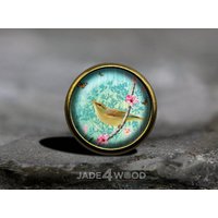 Vogel Glas Cabochon Schrankknopf Kommode Knauf Vogel Glas Cabochon Schrankknopf Kommode Knauf von jade4wood