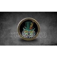 steampunk Vogel Glas Cabochon Bronze Möbel Knauf/Dresser Knob Kabinett von jade4wood