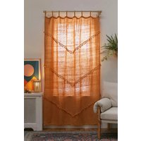 Dekorativer Vorhang, 100% Baumwolle Fenstervorhänge, Duschtür Vorhänge, Schlafzimmer Boho Sheer Curtain Panel, Wohnzimmer Vorhang von jaipurdecorart