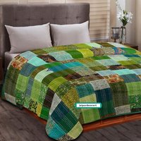 Handgemachte Vintage Quilts, Weihnachtsgeschenk, Decke Tagesdecke Quilting Hippie Quilts Zum Verkauf, Boho Patchwork Quilt Kantha von jaipurdecorart