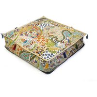 Kantha Box Bodenkissenbezug, Kissenbezug, Bodenkissenbezug von jaipurdecorart