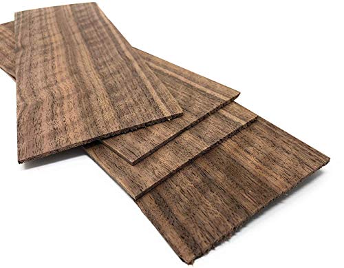 4-5 Furniere in der Holzart Nussbaum 2,4mm; Gesamtmenge: 0,2qm; Edelfurnier Echtholz Holzplatte geeignet für: Modellbau, Foto, als Bastelholz, Preisschilder Holzfurnier zum Basteln Intarsien DIY von Unbekannt