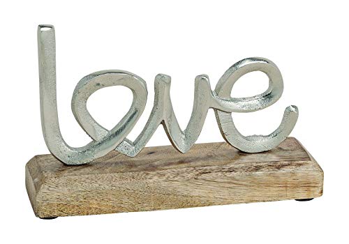 Aufsteller Schriftzug Love/Deko Buchstaben Silber/Moderne Dekoration/Hochzeitsgeschenk von jakopabra