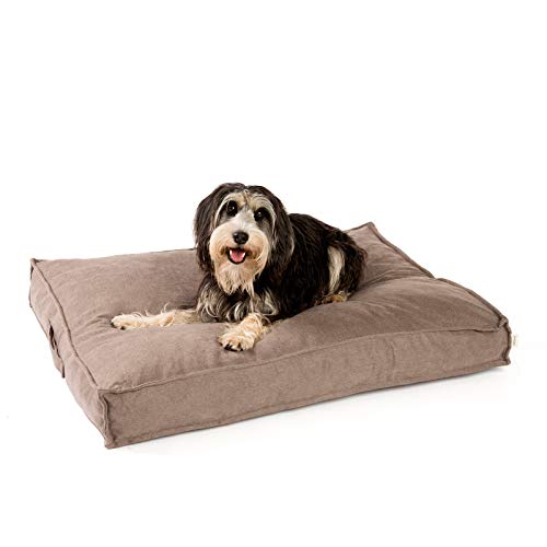 JAMAXX Premium Hundekissen Orthopädisch Weich Memory Foam, Waschbar, Nässeschutz Wasserabweisend - Dicke Füllung Visco Elastisch, Flauschig Samtartiger Stoff, Hundebett PDB1001 von jamaxx-pets