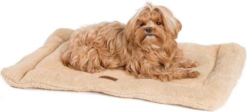 JAMAXX Selbstwärmende Thermo Hunde-Decke, Thermal Wärmematte, Fleece Kissen,Innovative Wärmedecke Hundematte Katzendecke (M) Sand von jamaxx-pets
