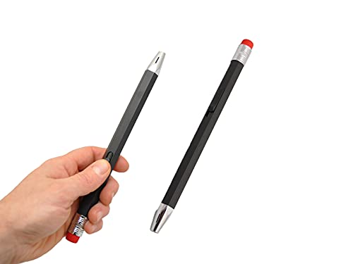 jameitop® 2 Stück XL Feuerzeug Bleistift/Stift Form - nachfüllbar 23 cm Stabfeuerzeug XXL elektrisch von jameitop