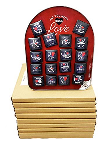 jameitop® Restposten 180 Stück Magnete Kühlschrankmagnete + 10 Magnettafeln Posten Set von jameitop