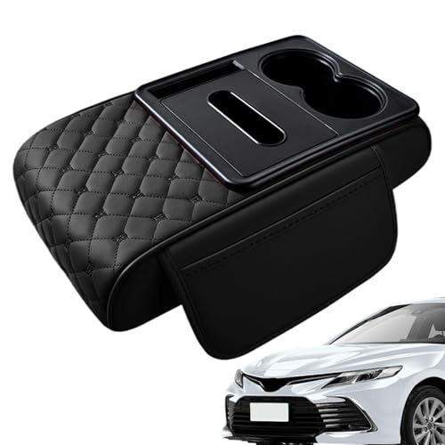 jamgeery Armlehnenbezug Für Auto, Mittelkonsole Auto Armlehnenschoner Wasserdichter Auto Armlehnen Taschentuchbox Halter Auto Armlehnen Auflage Auto Armlehnen Polster Für Die Meisten Autos von jamgeery