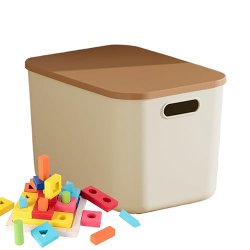 jamgeery Aufbewahrungsbox Mit Deckel,Leichte Aufbewahrungsbehälter mit Deckeln - Platzsparende Organizer Box Für Küche Kleidung Spielzeug Bad von jamgeery