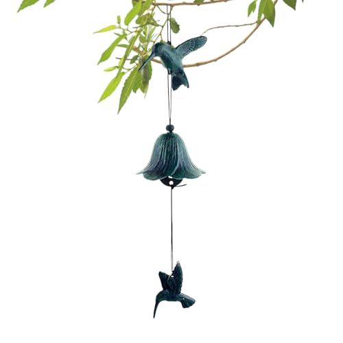 jamgeery Außengeläut,Kolibri Windspiel Für Terrasse Außenbereich | Metall Deko Glocke Hausdekoration Für Terrasse Balkon Baum Vorgarten jamgeery Außengeläut,Kolibri Windspiel Für Terrasse Außenbereich | Metall Deko Glocke Hausdekoration Für Terrasse Balkon Baum Vorgarten von jamgeery
