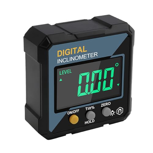 jamgeery Digitaler Winkelmesser | Elektronisches Winkelmessgerät Neigungsmesser | Messwerkzeuge für Vermessung Elektriker Werkstatt Schweißen HVAC Metallbau Elektriker von jamgeery