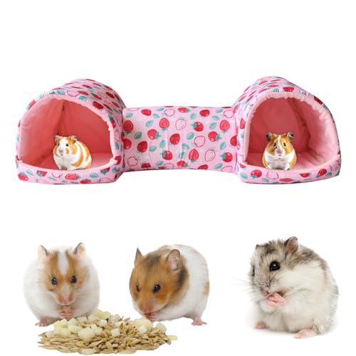 jamgeery Hamster Tunnel | Hamster Versteck Betten | rutschfeste Und Maschinenwaschbare Käfig Zubehör Für Kleintiere Chinchillas Kaninchen Frettchen von jamgeery