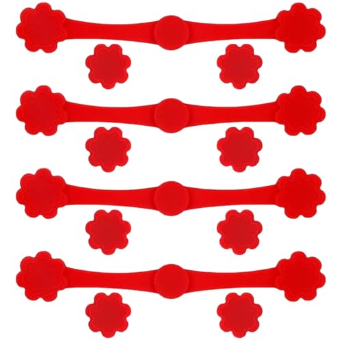 jamgeery Heißluftfritteuse Backpapier Magnete - 12 Stück Backpapier Silikon Magnethalter,Fixierverriegelung Heißluftfritteuse Schutz Vor Verbrennungen Für Wohnheim Restaurant Küche Wohnung Party von jamgeery