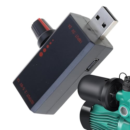 jamgeery Lüftergeschwindigkeitsregler, 5V Induktions-Geschwindigkeitsregler, USB-Steuerungsregler mit Schutzgebläse für Handy, Desktop, Outdoor-Bereich, Täglichen Gebrauch, Industrielle Anwendungen, von jamgeery
