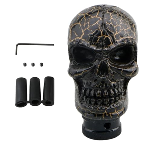 jamgeery Schalthebelknauf | Totenkopf Manueller automatischer Schaltknauf | Horror-Dekoration, Fahrzeuginnenraum-Modifikation, Zubehör für Reisen, Halloween, Familienausflüge, Roadtrips von jamgeery