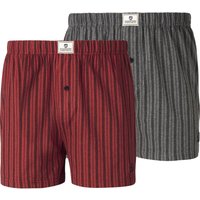 Jan Vanderstorm Boxershorts "2er Pack Boxershorts THURE", (2 St.), aus elastischem Singlejersey von jan vanderstorm