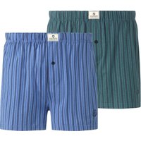 Jan Vanderstorm Boxershorts "2er Pack Boxershorts THURE", (2 St.), aus elastischem Singlejersey von jan vanderstorm