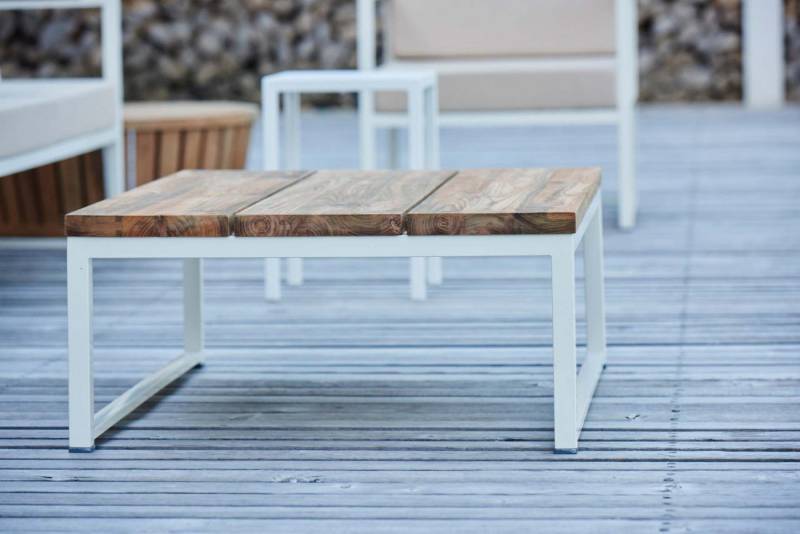 jankurtz Couchtisch Lux aus Teakholz, Weiß jankurtz Couchtisch Lux aus Teakholz, Weiß von jankurtz