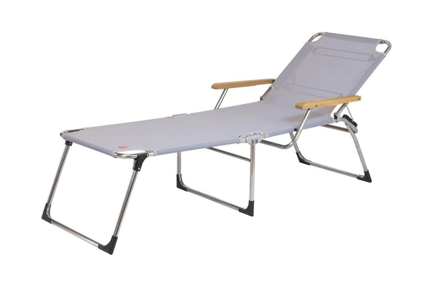 Fiam Gartenliege Sonnenliege Amigo 40 plus Grau mit Armlehne von FIAM Fiam Gartenliege Sonnenliege Amigo 40 plus Grau mit Armlehne von FIAM von Fiam