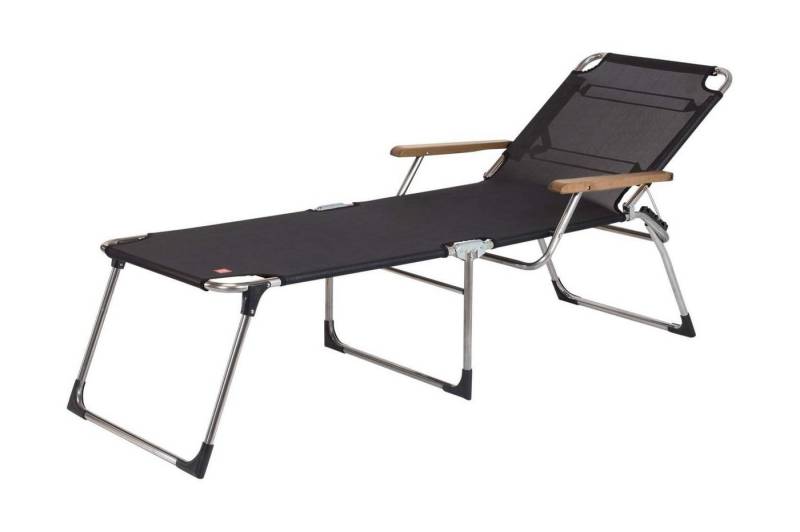 Fiam Gartenliege Sonnenliege Amigo 40 plus Schwarz mit Armlehne von FIAM von Fiam