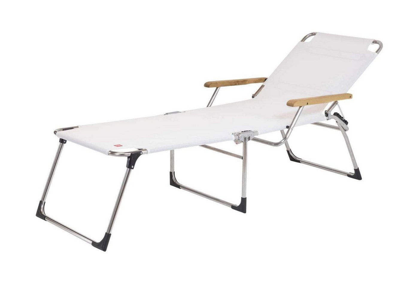 Fiam Gartenliege Sonnenliege Amigo 40 plus Weiß mit Armlehne von FIAM Fiam Gartenliege Sonnenliege Amigo 40 plus Weiß mit Armlehne von FIAM von Fiam