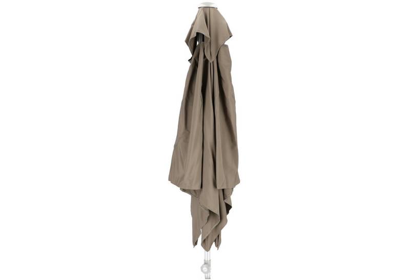 jankurtz Sonnenschirm Sonnenschirm Elba Eckig, Taupe, 200 cm von jankurtz