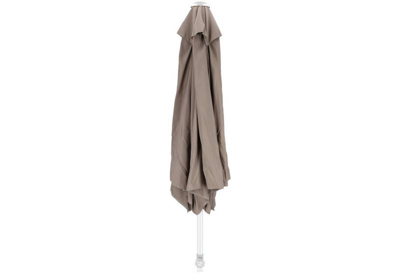 jankurtz Sonnenschirm Sonnenschirm Elba Rund, Taupe, Ø 300 cm von jankurtz