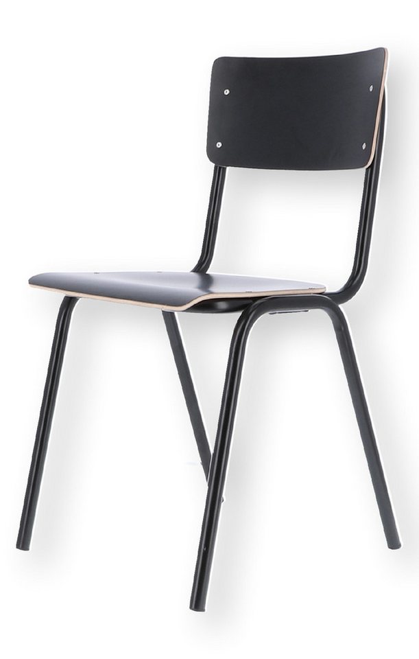 jankurtz Stuhl Zero, stapelbar, Schwarz von jankurtz