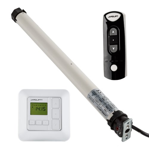 jarolift 1x Rollladenmotor SL35 13/14 + 1x Sevenlogic Comfort Funk TDRRT-01W inkl. Funkhandsender TDRC 04 von jarolift