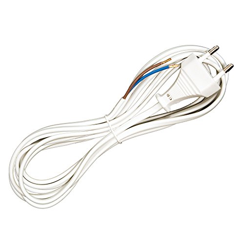 jarolift Anschlusskabel Netzkabel ohne Stecker für Rademacher RolloTron Gurtwickler Unterputz, 2-adriges Kabel, Universeller Eurostecker (Typ 26), 3 m von jarolift