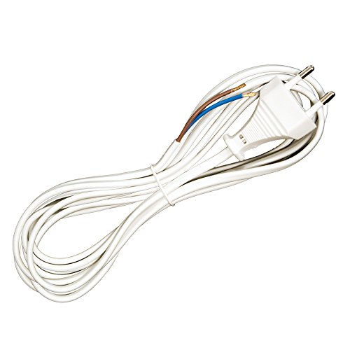 jarolift Anschlusskabel Netzkabel ohne Stecker für Rademacher RolloTron Gurtwickler Unterputz, 2-adriges Kabel, Universeller Eurostecker (Typ 26), 5 m von jarolift