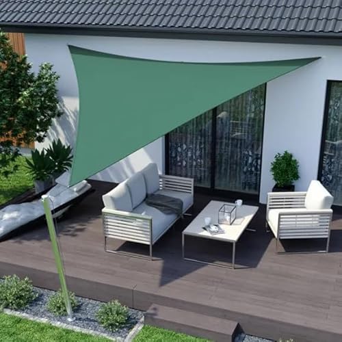 jarolift Basic Sonnensegel Dreieckig, Wasserabweisend, Sonnenschutz Sichtschutz für Terrasse Garten Balkon, Polyestergewebe 300 x 300 x 300 cm, Grün jarolift Basic Sonnensegel Dreieckig, Wasserabweisend, Sonnenschutz Sichtschutz für Terrasse Garten Balkon, Polyestergewebe 300 x 300 x 300 cm, Grün von jarolift