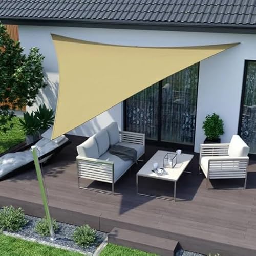 jarolift Basic Sonnensegel Dreieckig, Wasserabweisend, Sonnenschutz Sichtschutz für Terrasse Garten Balkon, Polyestergewebe 300 x 300 x 300 cm, Sand jarolift Basic Sonnensegel Dreieckig, Wasserabweisend, Sonnenschutz Sichtschutz für Terrasse Garten Balkon, Polyestergewebe 300 x 300 x 300 cm, Sand von jarolift
