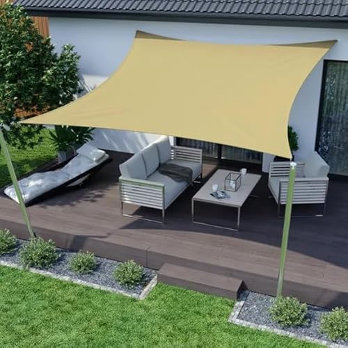 jarolift Basic Sonnensegel Quadratisch, Wasserabweisend, Sonnenschutz Sichtschutz für Terrasse Garten Balkon, Polyestergewebe 300 x 300 cm, Sand jarolift Basic Sonnensegel Quadratisch, Wasserabweisend, Sonnenschutz Sichtschutz für Terrasse Garten Balkon, Polyestergewebe 300 x 300 cm, Sand von jarolift