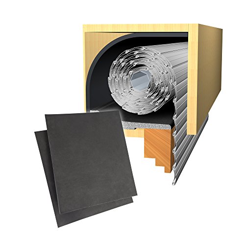 jarolift Energiespar Rollladendämmung 13mm (100 x 50cm) inkl. Deckeldämmung 100 x 24cm + 13mm Seitenteildämmung, spart Heizkosten, Schallisolierend von jarolift
