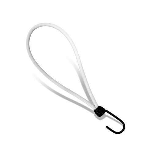 jarolift Expanderschlinge mit Spiralhaken 25 cm in weiß von jarolift