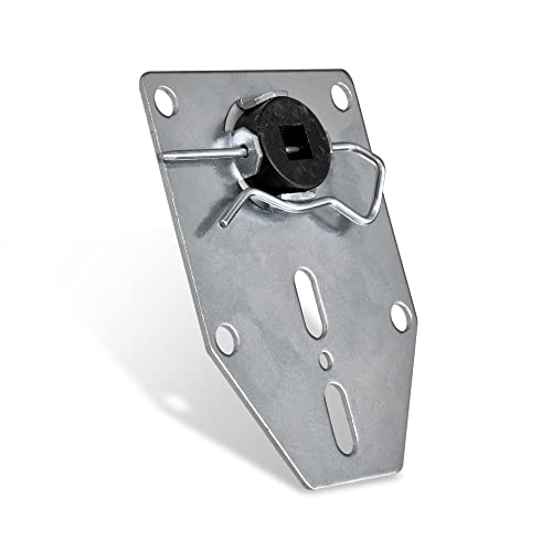 jarolift Motorlager SLLAU Universal-Abrolllager für 10 mm Vierkant, Kompatibel mit jarolift TD/SL sowie Chamberlain CRX Antrieben, Baustahl verzinkt von jarolift