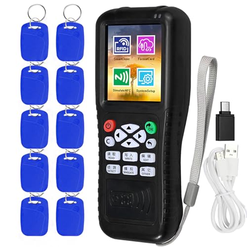 JasugKEY RFID NFC-Lesegerät, Verschlüsselungskarten-Decoder, RFID-Programmierer mit mehreren Frequenzen, Dekodierung der Smartphone-App mit freier Software JasugKEY RFID NFC-Lesegerät, Verschlüsselungskarten-Decoder, RFID-Programmierer mit mehreren Frequenzen, Dekodierung der Smartphone-App mit freier Software von jasugKEY