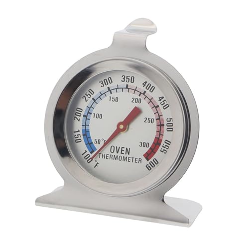 jatimdotin Ofenthermometer, Backofenthermometer Edelstahl Backofen Thermometer Backofenthermometer Innen Backthermometer für Küchenbackwaren mit Großem Zifferblatt Silber jatimdotin Ofenthermometer, Backofenthermometer Edelstahl Backofen Thermometer Backofenthermometer Innen Backthermometer für Küchenbackwaren mit Großem Zifferblatt Silber von jatimdotin